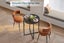 OTIS D68 Tempered Glass Top Dining Table/Bar Table (Black) Carousel 5