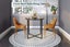 OTIS D68 Tempered Glass Top Dining Table/Bar Table (Black) Carousel 6