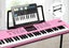 61 Key Electronic Keyboard Piano with Microphone Adjustable Stand Carousel 1