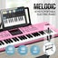 61 Key Electronic Keyboard Piano with Microphone Adjustable Stand Carousel 3