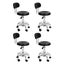 Levede Salon Stool Swivel 4 Bar Stools Chairs Barber Hairdressing Hydraulic Lift Carousel 1