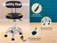 Levede Salon Stool Swivel 4 Bar Stools Chairs Barber Hairdressing Hydraulic Lift Carousel 5