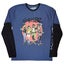 Gorillaz Group Circle Rise Layered Long Sleeve T Shirt Carousel 1