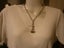 STG.SILV. BELCHER CHAIN with ANTIQ. STG.SILVER ORNATE FOB (65gms) Carousel 5