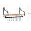 Floating Shelf Brackets Wall Shelves Mount Display Rack Storage Hook 2pcs Carousel 3