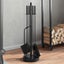 5 Piece Fireplace Tool Set 18X66 Cm Steel Opltil Carousel 1