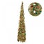 150cm Pop Up Christmas Tree Collapsible Christmas Tinsel Tree Artificial Tree Carousel 5