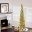 150cm Pop Up Christmas Tree Collapsible Christmas Tinsel Tree Artificial Tree Carousel 6
