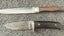 4x Medium Antique/Ceremonial Hunting Knives Carousel 4