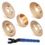 5PCS Wood Carving Disc Set for 4" or 4 1/2" Angle Grinder with Wrench Carousel 1
