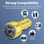 Car Charger 75W Fast Charging 3USB+2PD Car Phone Charger T5O5 Carousel 6