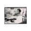 Wall Art 90Cmx135Cm Brigitte Bardot In The Bath Poster Black Frame Canvas Carousel 1