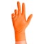 Heavy Duty Orange Disposable Nitrile Gloves Carousel 3