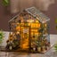 Mini DIY Flower House Handmade 3D Puzzle Assembly Building Toys Carousel 2