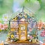 Mini DIY Flower House Handmade 3D Puzzle Assembly Building Toys Carousel 4