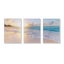 Wall Art 70Cmx100Cm Ocean And Beach 3 Sets White Frame Canvas Carousel 1