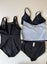 Size 18 Swim Sets - Navy H&H Tankini Pants and Black Yourself Swimsuit/Togs Carousel 4