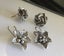 Two Pairs Of Vintage Sterling Silver Flower Earrings (11.3 Grams) Carousel 4