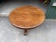 Antique Victorian Round Pedestal Dining Table Carousel 8