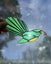 Stained glass Fantail ornament Carousel 3