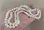 7.5- 8.2mm White Oval Round Pearl 19" Double Strand Necklace Carousel 3