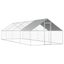 Vida Xl Vidaxl Outdoor Chicken Cage 2.75X8x1.92 M Galvanised Steel Carousel 1