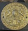VINTAGE VICTORIAN BRASS FIRE-RESISTINGSAFE PLAQUE MILNERS' 212 PATENT Carousel 1