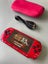 Special Edition PSP3000 Black Red PSP in 6.60 PRO-C 32G Memory Cable and Pouch Carousel 3