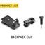 Action Camera Backpack Clip Holder for Osmo Pocket 3 Gopro Hero Insta360 x3 Acc Carousel 5
