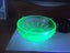 STUNNING URANIUM ART GLASS DISPLAY 1920s Carousel 5