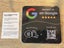 Google Review Plate 3m Adhesive “review us on google” NFC + QR code (Blue/White) Carousel 2