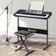 Adjustable Keyboard Stand Folding Piano Stool Seat Chair Set Carousel 10
