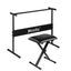Adjustable Keyboard Stand Folding Piano Stool Seat Chair Set Carousel 14