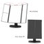 Hod Health & Home Desktop Rotating Folding Led Touch Screen 22 Light Makeup Magn Carousel 7