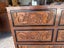Mid Century Solid Decorative Heavily Carved Teak Chest of Drawers Carousel 12