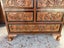 Mid Century Solid Decorative Heavily Carved Teak Chest of Drawers Carousel 14