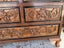 Mid Century Solid Decorative Heavily Carved Teak Chest of Drawers Carousel 17