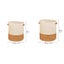 Linen Laundry Basket Small Or Large Hamper Organisation Carousel 2