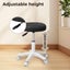 Levede 2xBar Stools Rolling Salon Chairs Swivel Stool Adjustable Height Work SPA Carousel 4