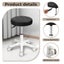 Levede 2xBar Stools Rolling Salon Chairs Swivel Stool Adjustable Height Work SPA Carousel 6