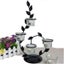 Hod Health & Home Romantic Black Iron Candle Holder With Leaves Decor Carousel 6