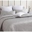 Platinum Seville Metallic Jacquard European Pillowcase | Silver Carousel 2
