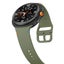 Samsung Galaxy Watch 8 Silicone Sport Band with Flat Stitch Design [Olive Green] Carousel 4