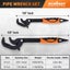 2-Pieces Adjustable Wrench Quick Multi-Function Spanner Power Grip Pipe Wrench Carousel 6