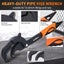 2-Pieces Adjustable Wrench Quick Multi-Function Spanner Power Grip Pipe Wrench Carousel 10