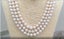 8.5-10mm White Cultured Pearl 53cms Triple Strand Necklace Carousel 4