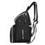 Hod Health & Home Mummy Maternity Nappy Bag With Usb Interface Black Carousel 5