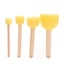 4Pcs/Set Handle Kid Sponge Paint Brush Art Supplies Painting Tool Carousel 4