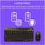 Wireless Keyboard And Mouse Suit Mini Slim Notebook Black Carousel 2