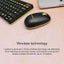 Wireless Keyboard And Mouse Suit Mini Slim Notebook Black Carousel 4